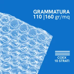 grammatura 110-160 gr/mq bobina pluriball in estrusione singola