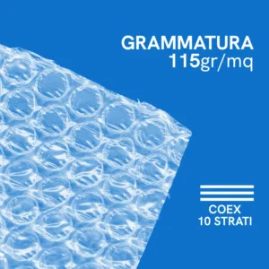 grammatura 115 gr/mq bobina pluriball in coex 10 strati
